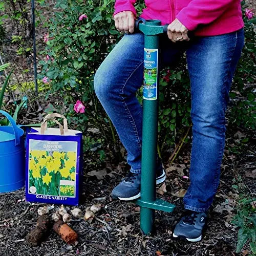 ProPlugger 5-in-1 Lawn and Garden Tool, Bulb Planter, Weeder or Weeding Tool, Sod Plugger, Annual Planter, Soil Test Probe - 💙 Blu Rose's Garden LLC 💙