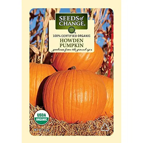 Seeds of Change Certified Organic Howden Pumpkin - 💙 Blu Rose's Garden LLC 💙